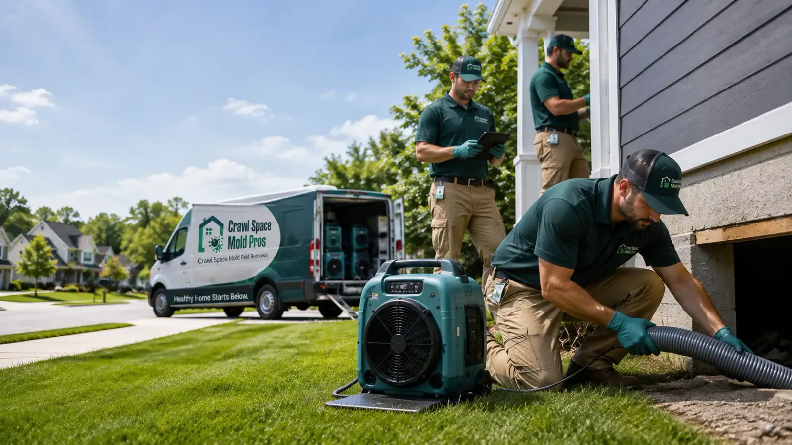 Crawl Space Mold Removal in Oregon City, OR